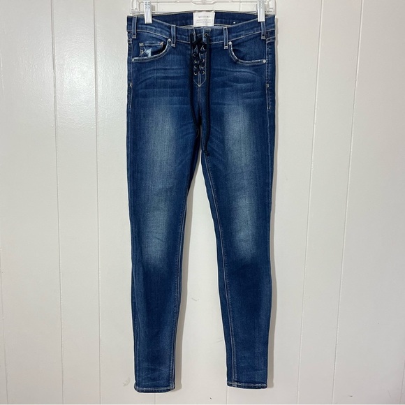McGuire Women's Jeans Skinny Soft Stretch Drawstring Closure  Size 26 - Picture 1 of 12